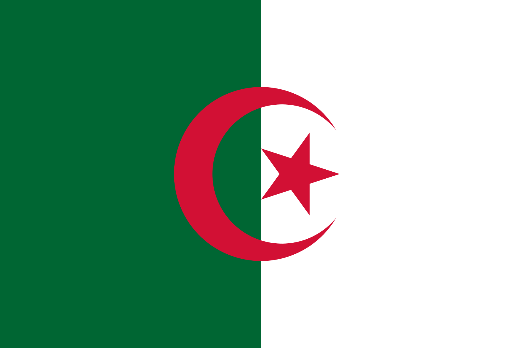 Drapeau de l'Algérie