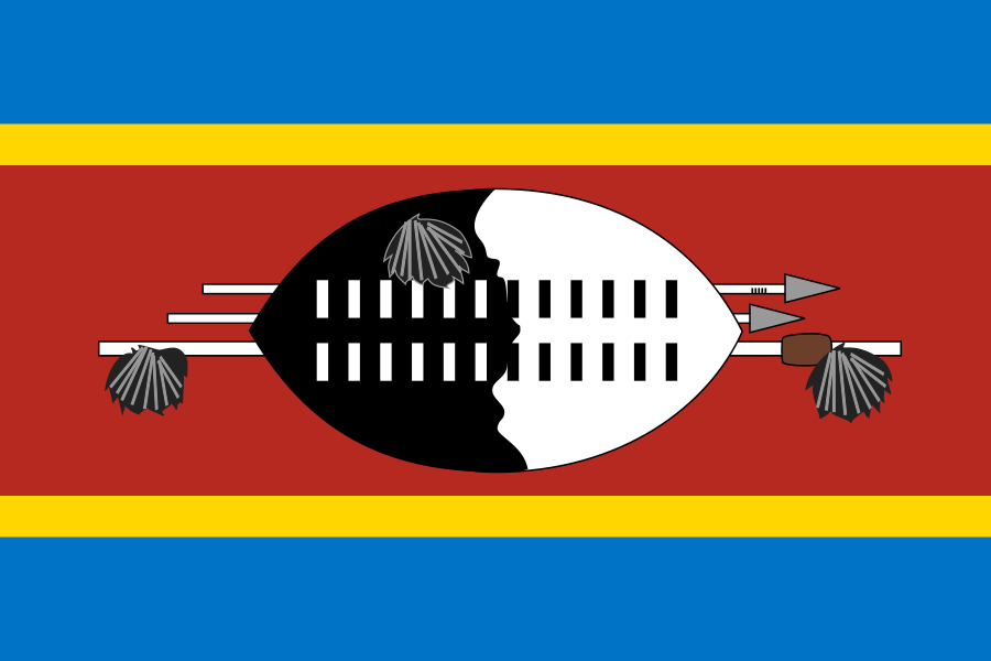 Drapeau de l'Eswatini