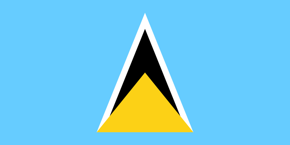 Drapeau de Sainte-Lucie