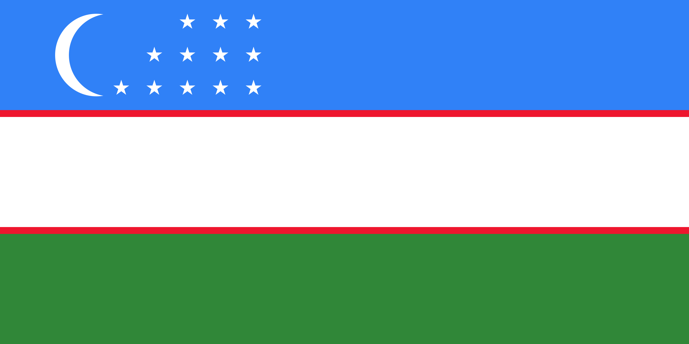 Drapeau de l'Ouzbékistan