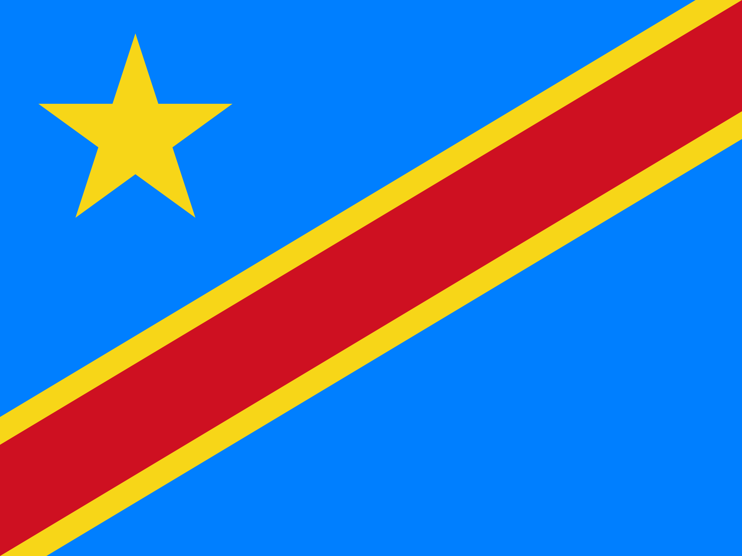 Drapeau de la République démocratique du Congo