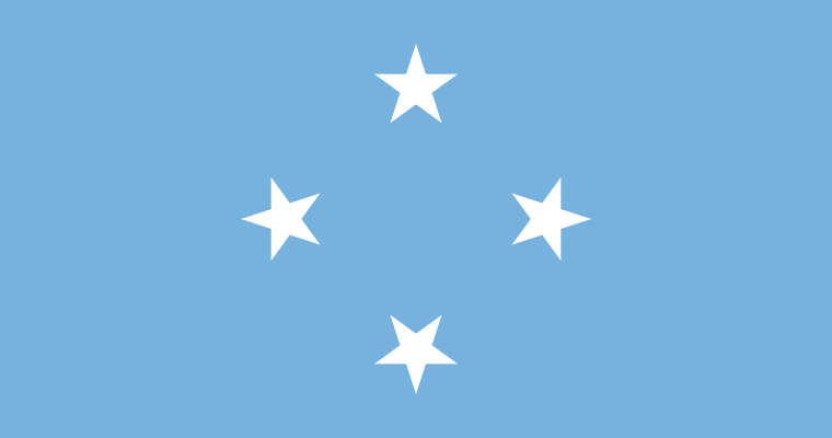Drapeau des États fédérés de Micronésie