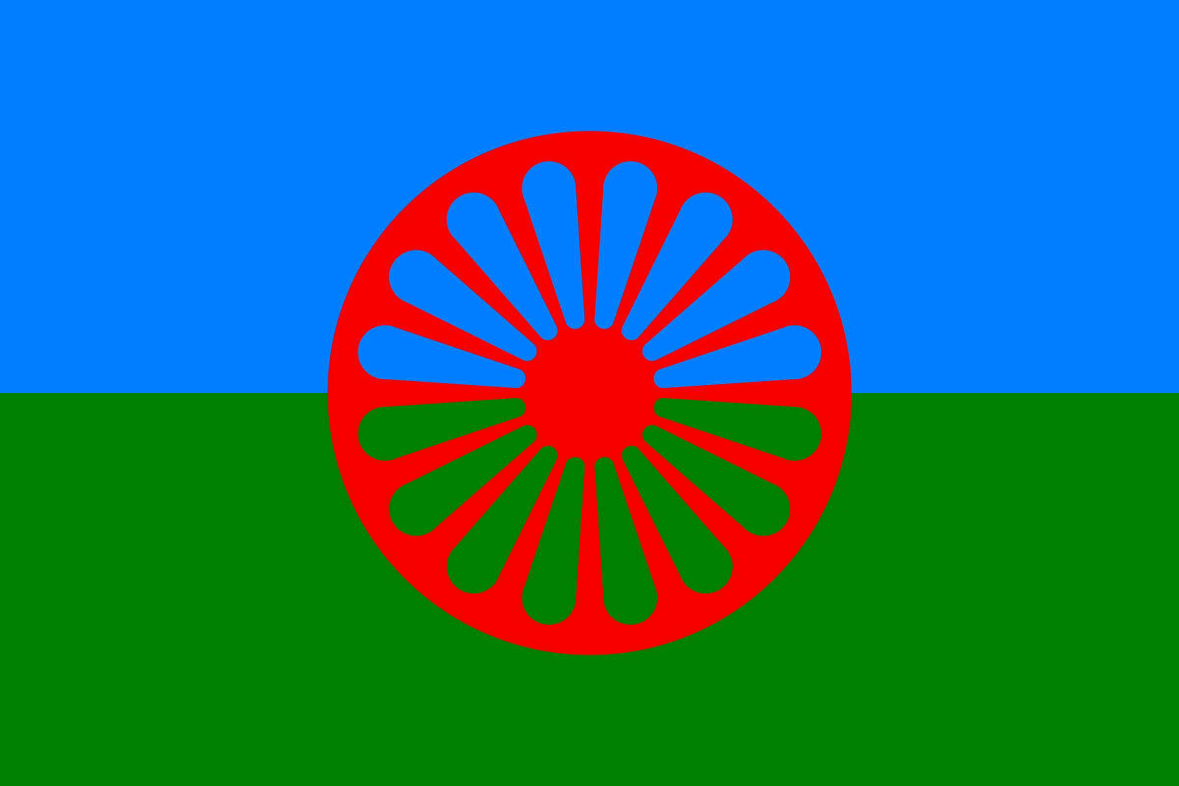Drapeau du peuple rom