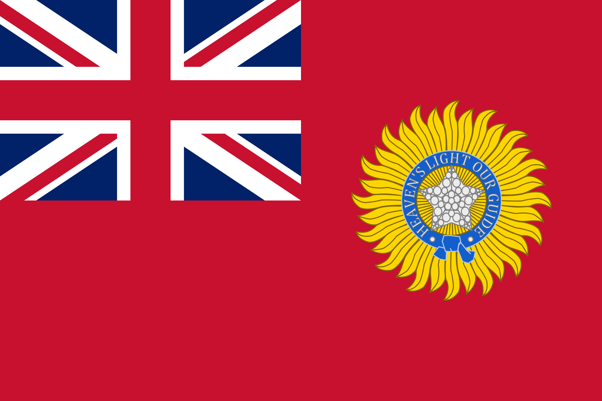Drapeau de l'Inde britannique