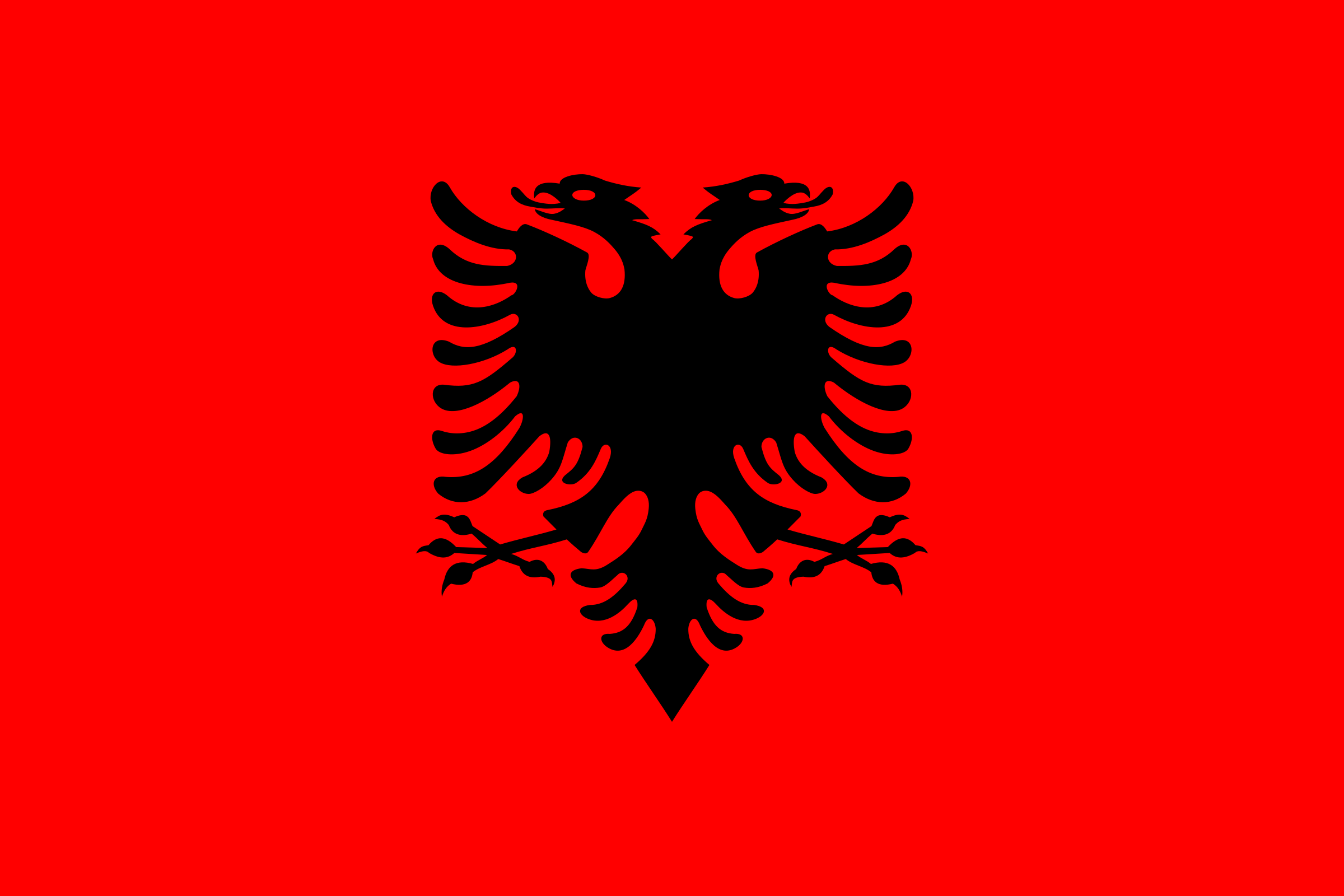 Drapeau albanie