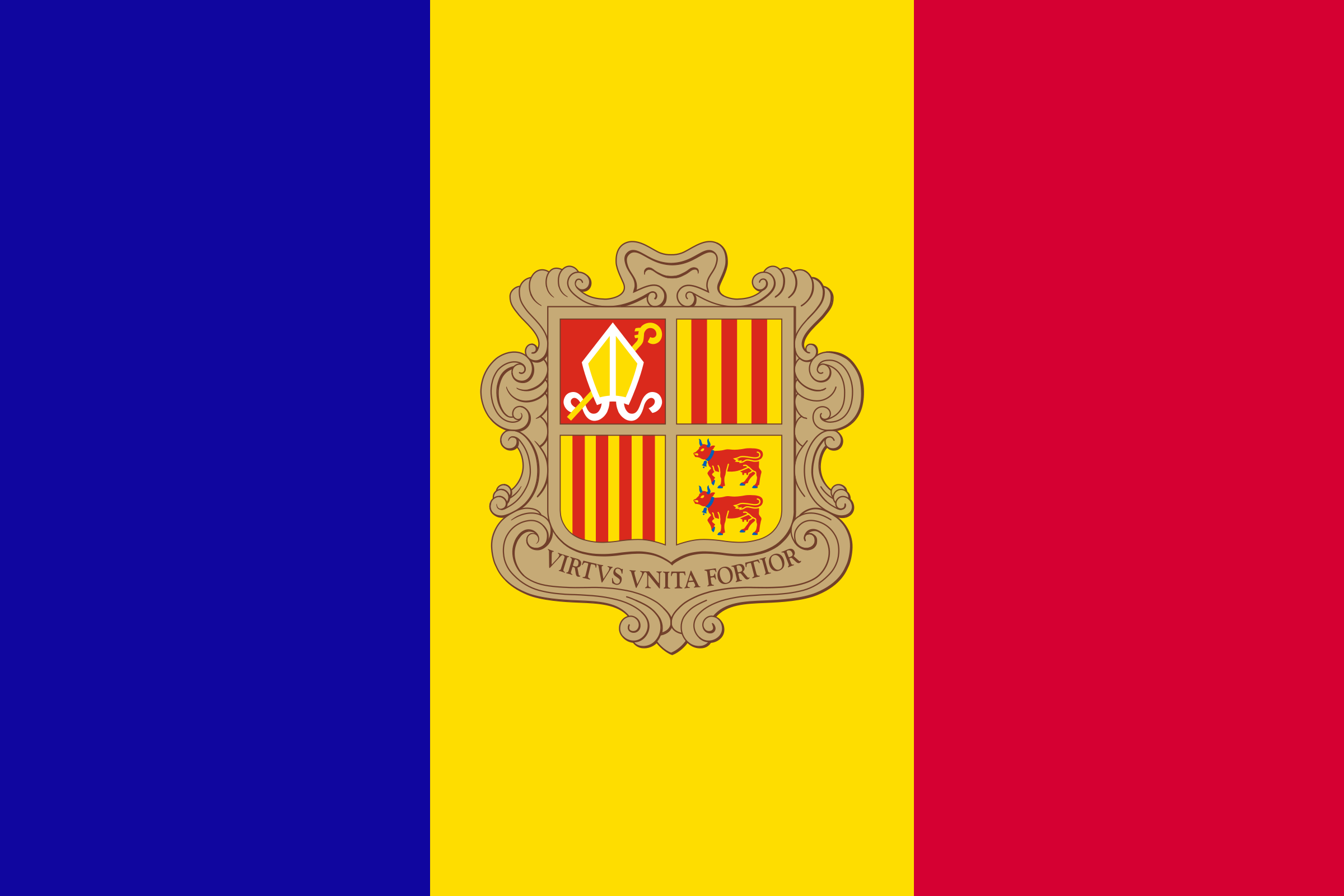 Drapeau andorre