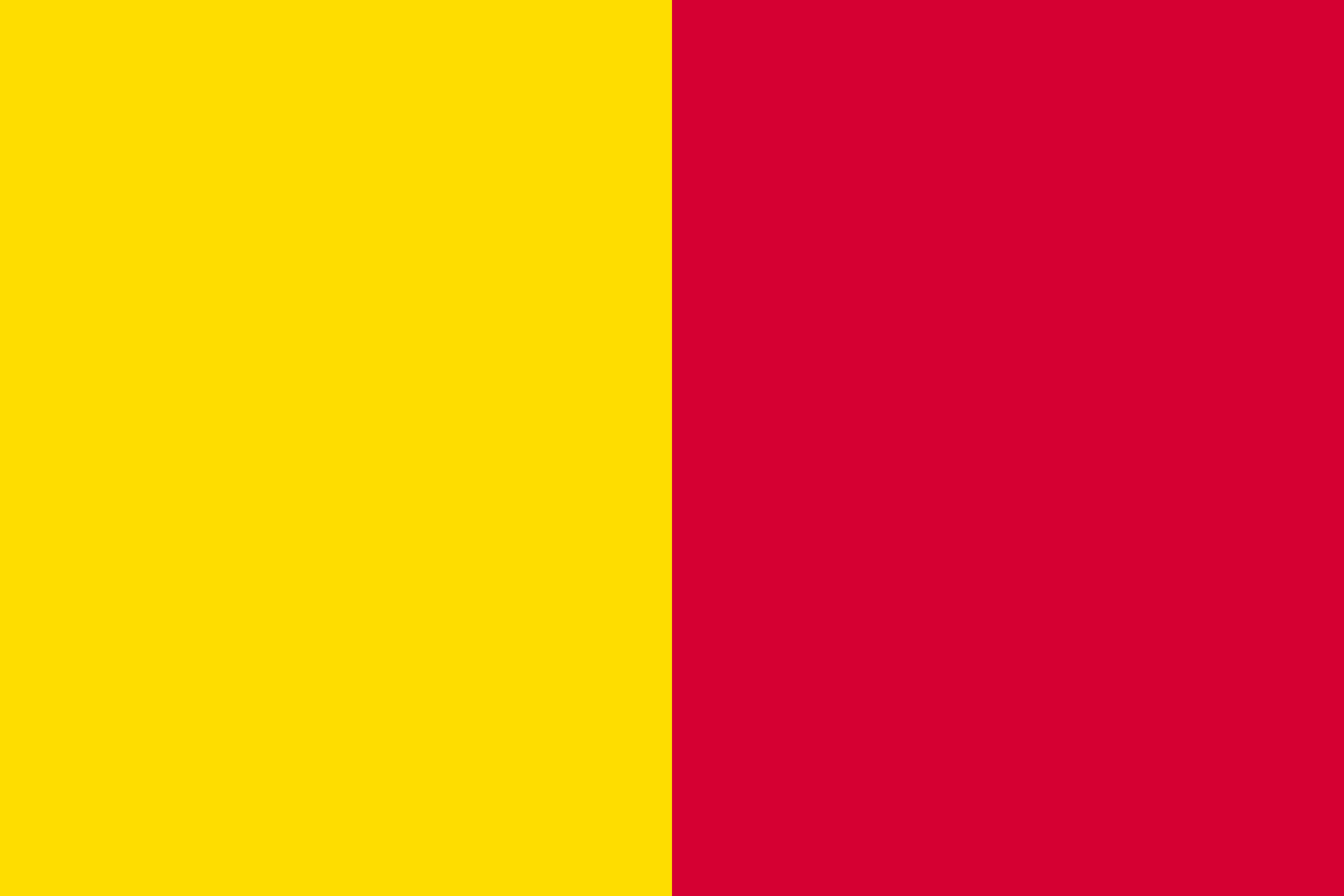 Drapeau bicolore andorran