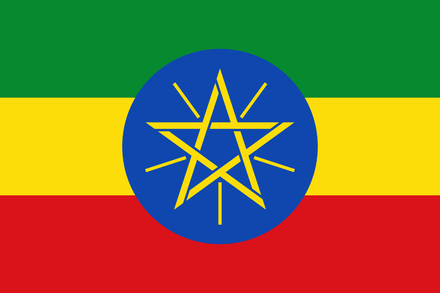 Drapeau ethiopie