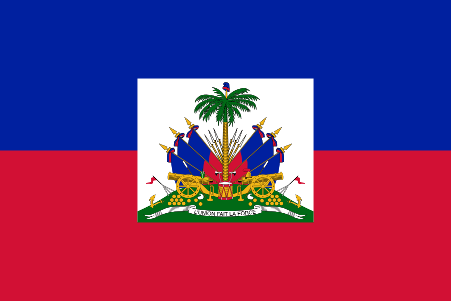 Bicolore bleu-rouge armorié