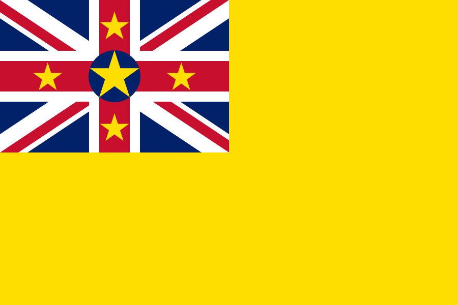 Drapeau jaune de Niue
