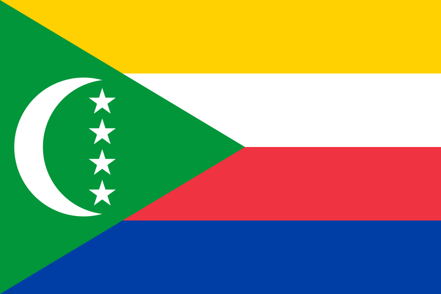 Drapeau : Comores
