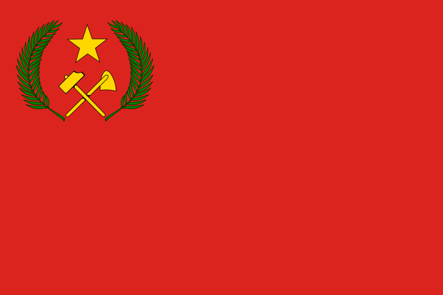 Drapeau de la République populaire du Congo
