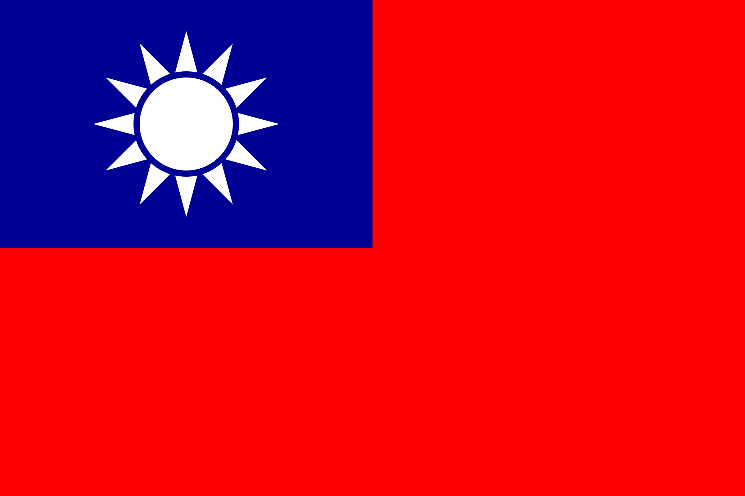 Drapeau de la République de Chine