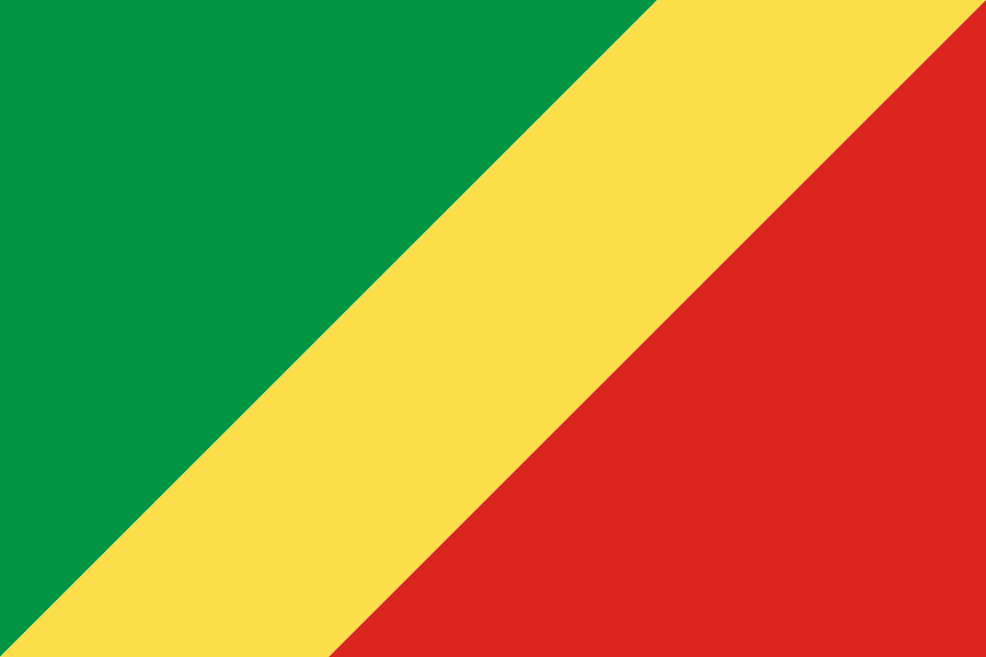 Premier drapeau de la République du Congo