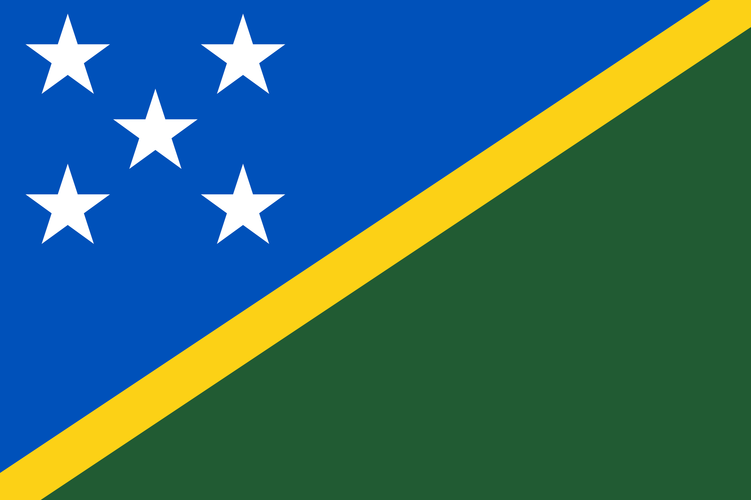 Drapeau iles salomon