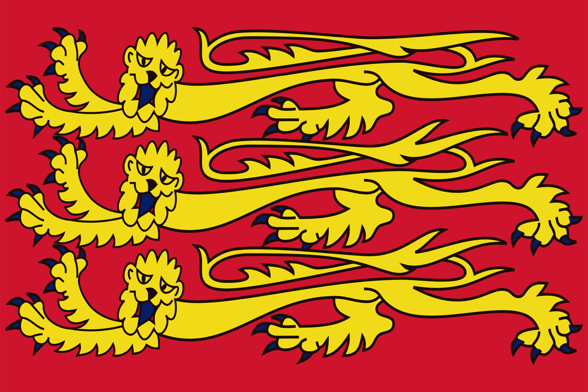 Bannière royale d'Angleterre