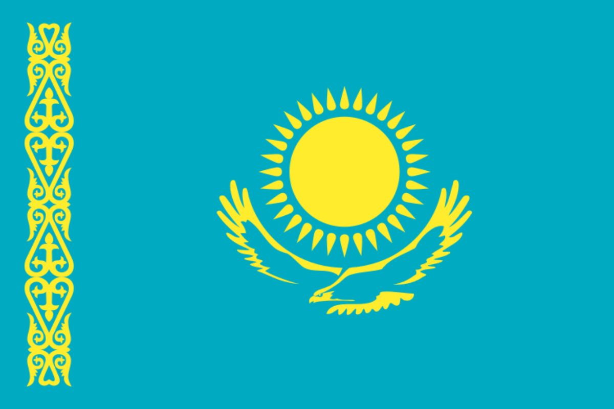 Drapeau de Kazakhstan