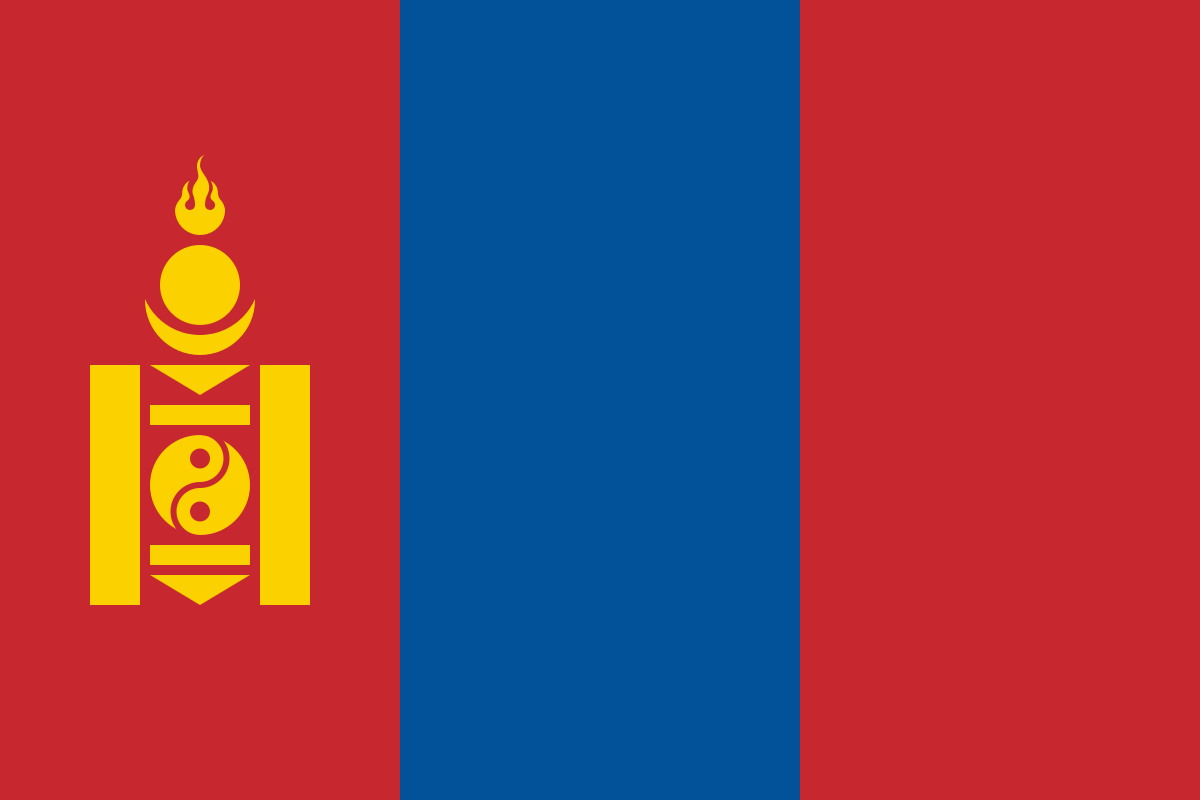 Drapeau de Mongolie