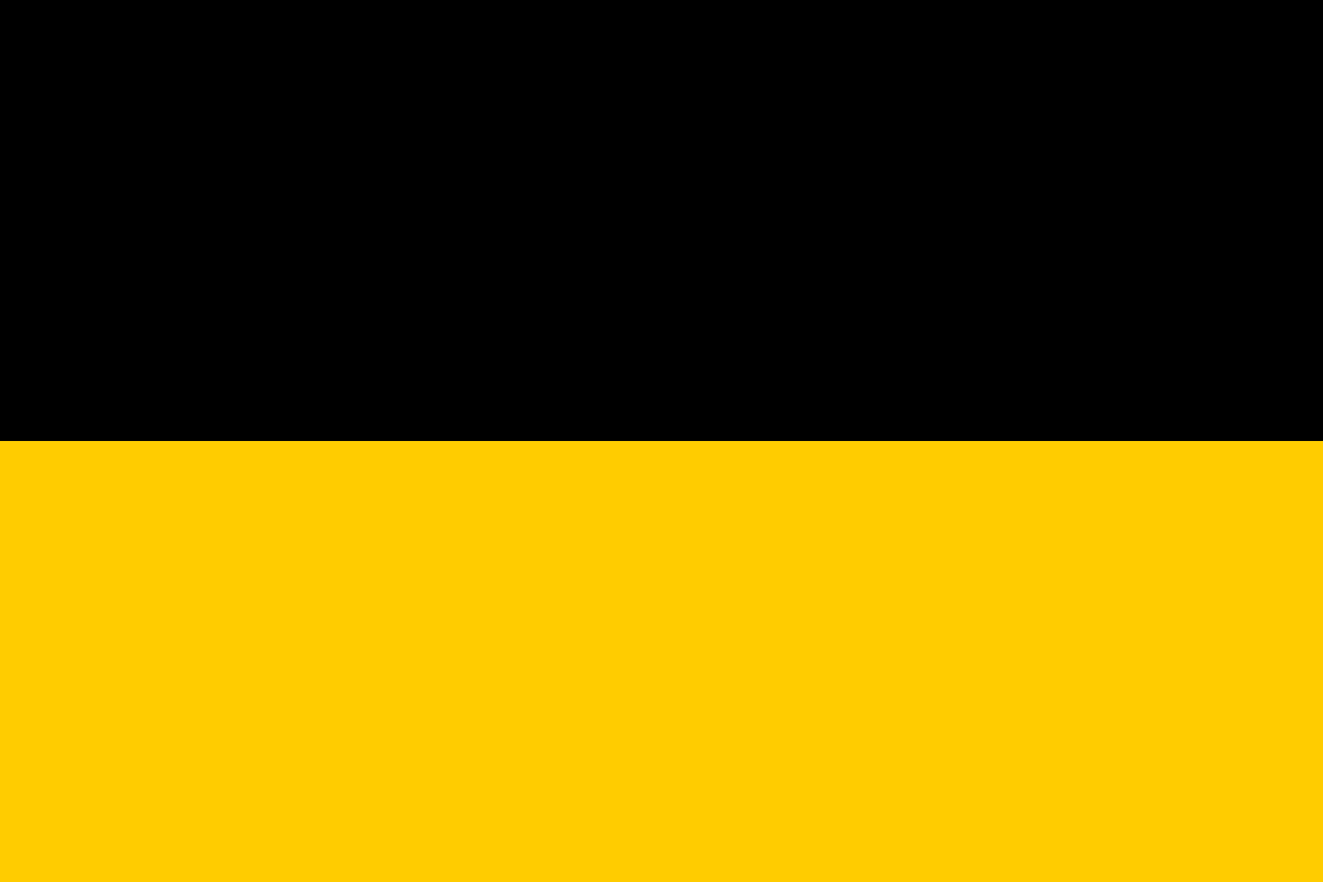 Drapeau noir-jaune des Habsbourg