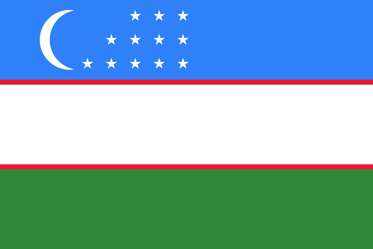 Drapeau de Ouzbékistan